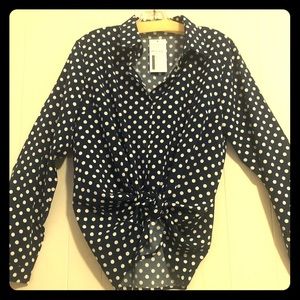 Meanor Button-up Blouse